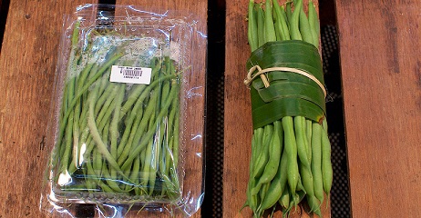 کیسه نایلون‌های نانو و ظروف تازه نگهدار لوبیا سبز